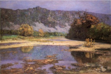  Steele Oil Painting - The Muscatatuck Impressionist Indiana landscapes Theodore Clement Steele river